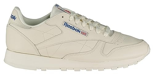 Reebok Femme Classic Leather Sneaker, Black/Grey 5/White, 40 EU