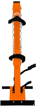 Hydraulic Coil Spring Compressor Strut Tool 3 Ton Tonne 3000KG Load Capacity 8 Height Adjustable Levels Foot Pedal Powder Coated Steel Auto Car Van Repair 2 x Large & 2 x Small Clasp Attachments