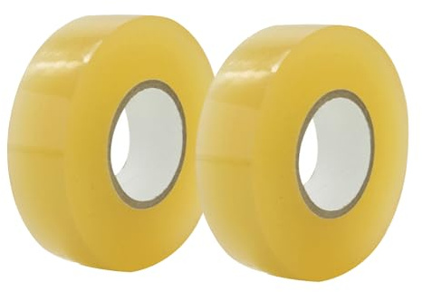 XNHIU 2 Rolls Hockey Tape Clear Multipurpose Tape 2.5cm*20m Shin Guards Sock Tape Anti-Abrasion Stick Tape for Hockey Sports