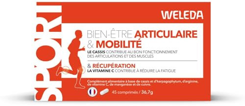 WELEDA - Complément alimentaire Bien-être Articulaire & Mobilité - 45 comprimés - Contribue au bon fonctionnement des articulations et des muscles.