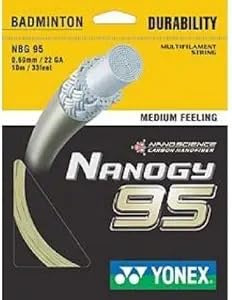 YONEX Nanogy 95 Badminton String Set (Cosmic Gold)