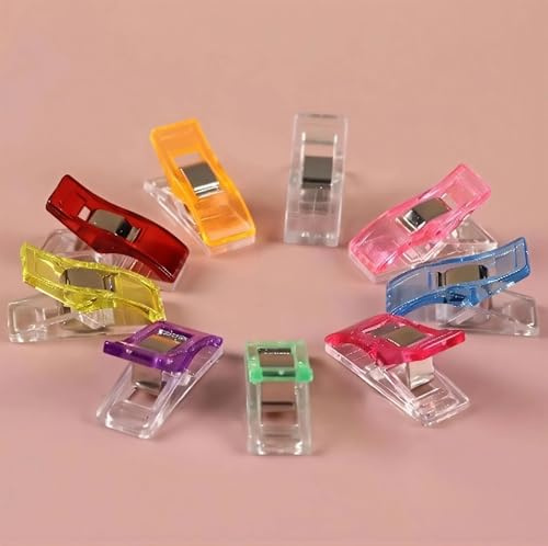 150 Pcs Sewing Clips for Fabric, Quilting Clips Accessories, Plastic Quilting Crafting, Fabric, Sewing Accessories Dressmaking