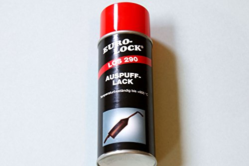Auspuff-Lack Schwarz / 600°C - 400ml - Motorrad KFZ Auto Auspufflack