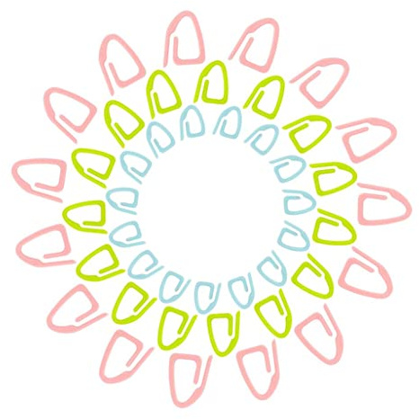 Hellery 15pcs Marqueurs Point Anneau Crochet Marqueurs à Tricoter