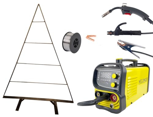 Aktionsset Fülldrahtschweißgerät WELDINGER M 130 mini FLUX + Bausatz Weihnachtsbaum