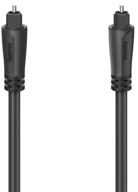 Hama Glasfaser-Audiokabel, ODT-Stecker (Toslink), 0,75 m