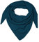 styleBREAKER Damen XXL Strick Dreieck Schal mit Reiskorn Strickmuster in Unifarben, Schal, Leichtes Tuch 01020042, Farbe:Petrol