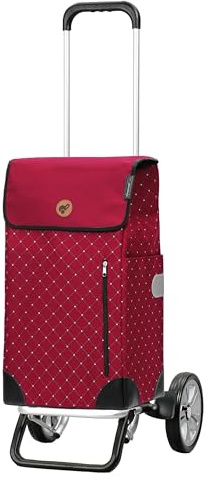 Andersen SHOPPER MANUFAKTUR shopping trolley Alu Star Shopper Sofia 43L Red 111cm