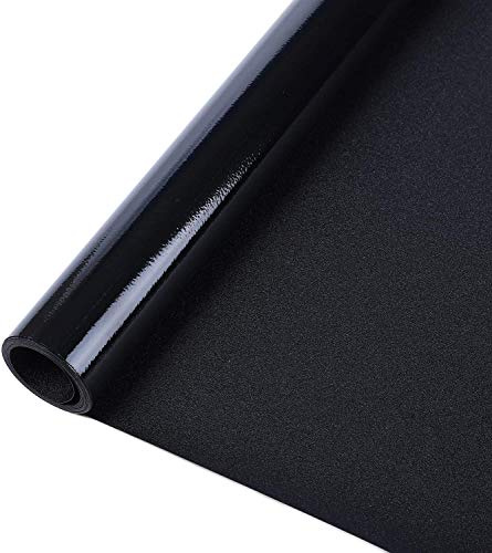 rabbitgoo Blackout Window Film Privacy, Frosted Black, 75x300cm
