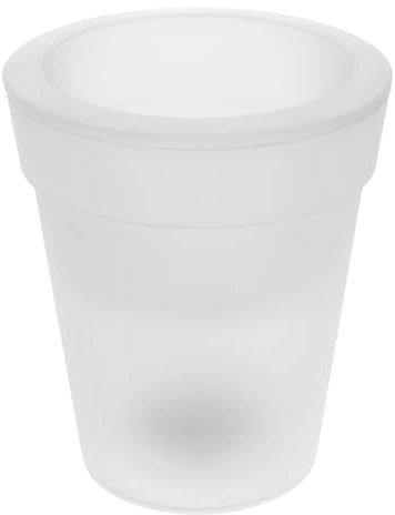 Solar Powered Flowerpot Light, Waterproof ABS Garden Decor White