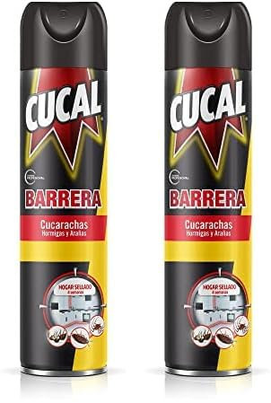 Cucal Barrera Cucarachas, Hormigas y Arañas, 400ml (Paquete de 2)