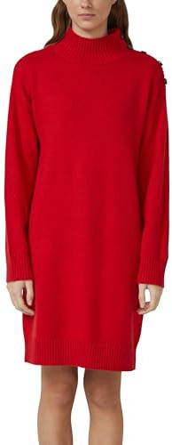 s.Oliver 2171664 Abito a Maniche Lunghe con Bordi Troyer, 3384, 44 Donna