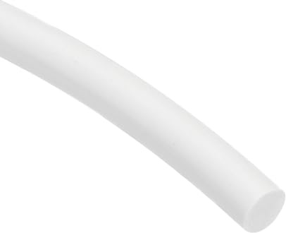 QUARKZMAN Junta De Espuma De Silicona Para Sellado 8mm Diámetro 2.5m 8ft Cordón De Esponja De Goma Sólido Blanco