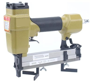 Pistola de clavos eléctrica portátil Meite V1015B Clavadora Neumática En V, Pistola De Clavos Tipo V, Grapadora De Marco De 4x10,3mm, 7-15mm para marcos, carpintería, carpintería