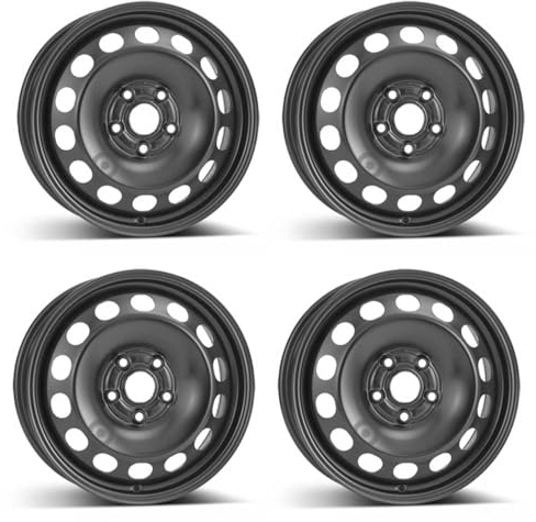 4x Alcar Llantas de acero 4-9535 6.0Jx16 ET50 5x112 compatible con Volkswagen Golf Jetta Touran