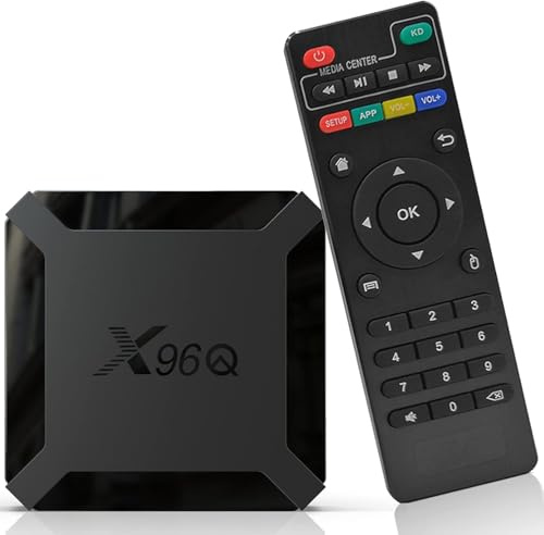 Box Android TV 4K X96Q Android TV Box 2GO RAM 16GO ROM Box Android 10.0 WiFi 2.4G H313 CPU Quad Core X96Q Mini mediaspelare x96q Android TV-box