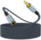 Cable de extensión Jack,5 m,cable de extensión de audio con conector estéreo de 3,5 mm trenzado AUX,compatible con iPhone,teléfonos inteligentes,auriculares,multimedia,altavoces,radios de coche