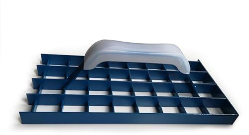 DETERMONDO Rasatore a Griglia Rabot Professionale 140x290 mm Strumento per Intonaco e Gesso Rasatura con Impugnatura Ergonomica