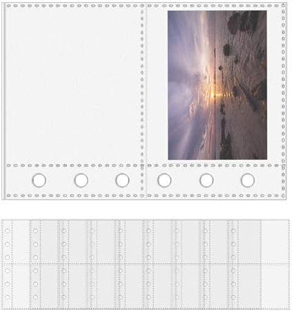 Sheet Protectors | 10 Pack Size 6 Ring Clear Binder Refills | Clear Document Covers | For Office Staff, Project Managers, Educators, Teachers, Artists, Sketchers, Professionals