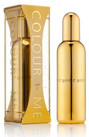 COLOUR ME Gold Homme Parfum pour homme. Eau de parfum pour homme 90 ml, Parfum de luxe - Après-rasage pour homme, Parfum pour homme longue durée par Milton-Lloyd