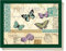 Creative Tops Lap Tray für Laptops, Mahlzeiten im Freien, TV-Dinner, Arbeitsfläche und mehr, Lap Compartment Baumwollkissen und Holz, Multi-Colour Postcard Collection, 1 Tablett, 520g