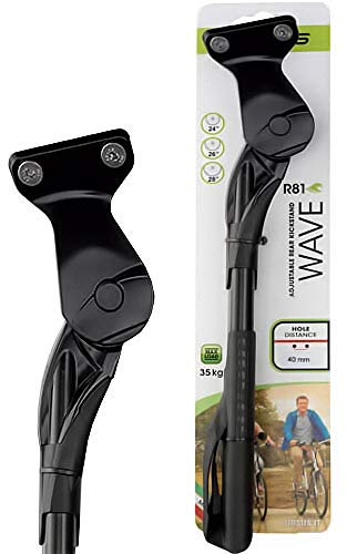 URSUS Hinterbauständer Wave 26Zoll 28Zoll 40mm Platte schwarz + SCHLAUCHFLICKEN