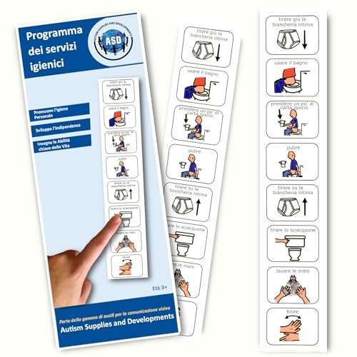 Horario de Aseo - Español (producto plástico de comunicación visual lavable para el autismo)