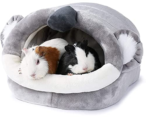 JanYoo Kleintierhöhle für Chinchilla, Igel, Meerschweinchen, Käfigzubehör, Spielzeug, für Bartagame, Hamster, Frettchen, Ratte