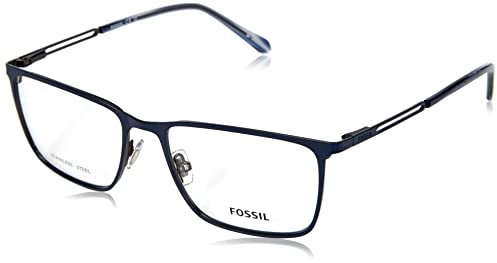 Fossil Unisex Fos 7129 Sunglasses, FLL/17 Matte Blue, 55