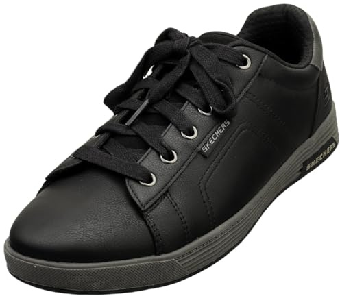 Skechers Men's Cavell Hensley Trainer, Black/White, 9 UK