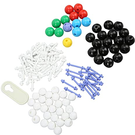 Kit de Modèle Moléculaire C Kit de Modèle de Chimie Organique en Plastique d'équation de Carbone pour l'enseignement et Les Structures de Molécules Organiques Trouvées dans Les