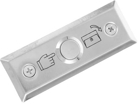 minkissy Botón Pulsador Metálico de Acero Inoxidable para Sistema de Control de Acceso Placa de Pared para Timbre Exterior Uso Diario en Oficina y Hogar