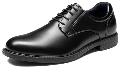Bruno Marc Men's Lace Up Shoes,Size 9,Black,SBOX26021M