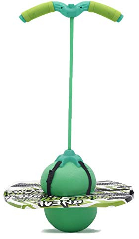 LONTG Pogo Ball Pogo Stick Jumper Balance Ball Hopper Balls Balance Board Bounce Space Balls With Handles Home Indoor Games Fitness Body Training Assistant Workout Accessories For Adults