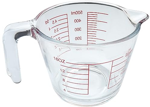 Roellgs Verre doseur biseauté transparent 500 ml