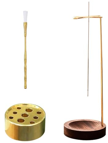 1 Brûleur D'Encens, 1 Balayeuse D'Encens, 1 Porte-Encens, Ensemble De Brûleurs D'Encens, Ensemble De Brûleurs D'Encens De Bureau, Brûleur D'Encens À L'Envers