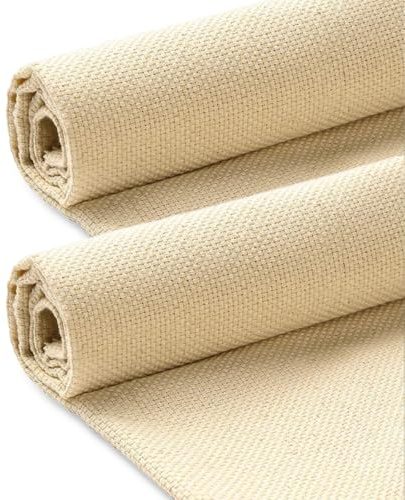 2 Pezzi 67x50cm Panno Monaci per Tufting,Tessuto in Cotone per Punch Needle