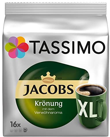 Tassimo Jacobs Krönung XL, 1er Pack (1 x 16 Portionen)