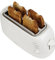 Igenix IG3020 4 Slice Toaster in White, 2 Long Slots with Adjustable Browning Control, Removable Crumb Tray for Easy Cleaning, Frozen and Reheat Function, White