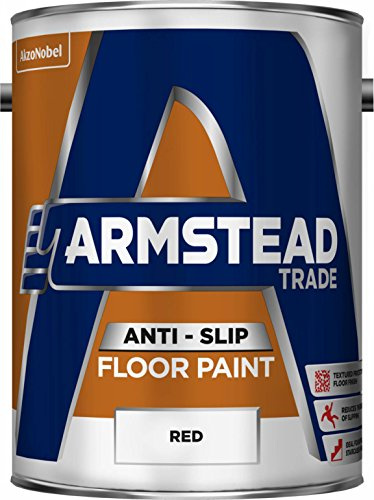 Armstead 5218568 5L Trade Anti-Slip Floor Paint - Red