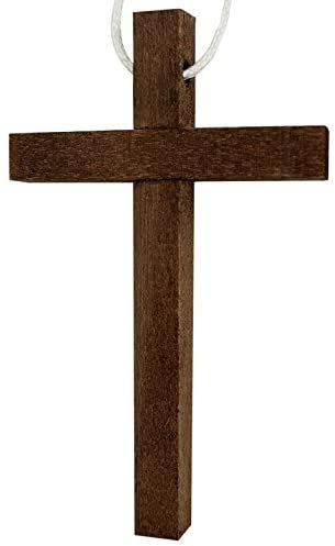ARDITO MICHELE Croce in Legno CROCI con Laccetto 10 Pezzi in Legno Prima Comunione Abito BOMBONIERA