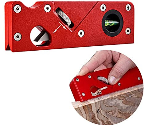 BBGS Plano de Chaflán Cepilladora Carpintería Y Afeitadora Ajustable, Cepillo de Recorte de Biselado Herramientas Manuales de Bricolaje Plano de Suavizado Woodcraft Corners Edge Carpintero