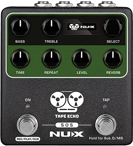 NUX -NDD7 - Tape Echo Pedal mit Midi, Grün