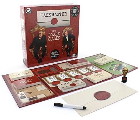 Ginger Fox Taskmaster The Board Game | Special Edition | Ultimate Gift For Fans | Fun for Cosy Nights In | Silly Challenges with Video Tasks from Alex Horne | Great for Parties and Groups | Ages 8+