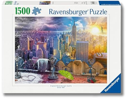 Ravensburger New York Summer and Winter 1500 Piece Jigsaw Puzzles for Adults and Kids Age 12 Years Up