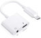 Adaptateur Casque iPhone [Certifié MFi] 2 en 1 Light-ning vers Jack 3,5 mm Adaptateur Casque Aux Audio Chargeur Splitter Convertisseur Compatible avec iPhone 14/13/12/11/SE/XS/XR/X/8/8 Plus/7/7 Plus