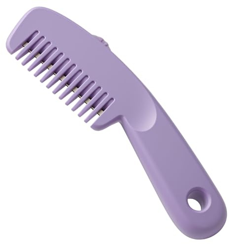 Hair Razor Comb for Cutting Hair 2-in-1 Thining Trimmer Triming Comb Split End Trimmer for Women Homeuse Cutting and Styling Salon Clipper Hairdressing Razor Stainless Steel 3-Precision Adjustment