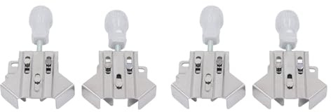 FTVOGUE Ensemble de 4 Pinces à Angle Droit en Acier Inoxydable, Outils de Travail du Bois Flexibles pour le Soudage de Cadres Photo, d'aquariums, Pince d'Angle à 90 Degrés avec Conception de Type