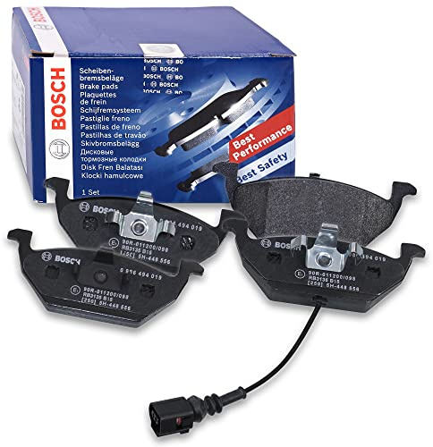 Bosch BP264 - Pastiglie Freni Auto, Delantero - Calidad Bosch - Reducción de Ruido y Polvo - Certificación ECE-R90 - Sin Cobre - 1 Juego de 4 Pastillas