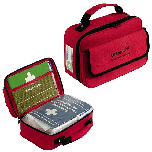 Verbandtasche Office plus, Betrieb-Verbandtasche DIN 13157 Verbandbuch A5, Stift